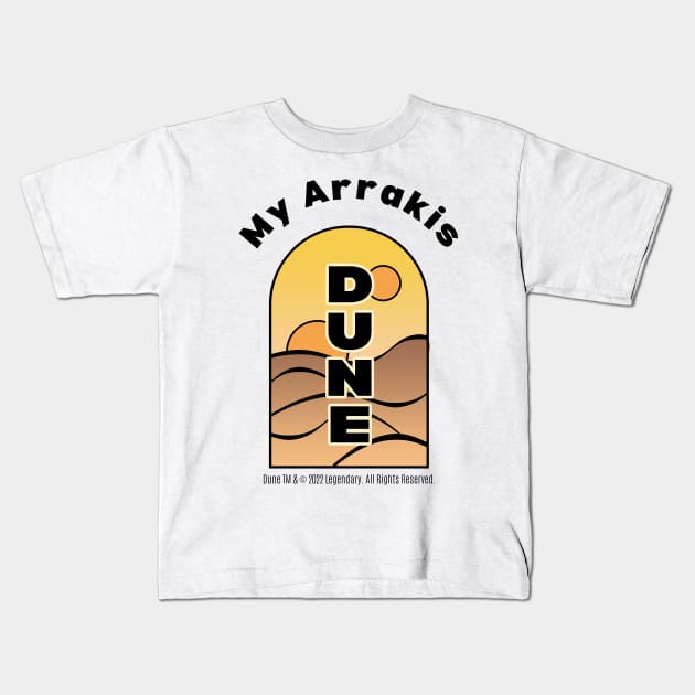 Dune Quote - My Desert, My Arrakis, My Dune Kids T-Shirt by shmoart